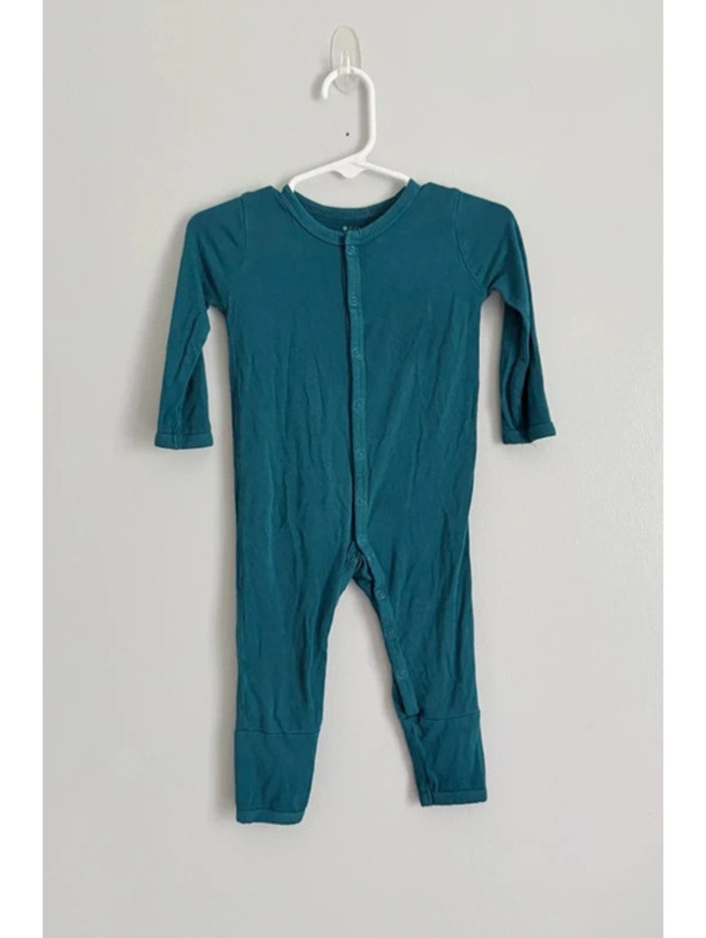 Kyte Baby Teal Bamboo Romper 6-12M